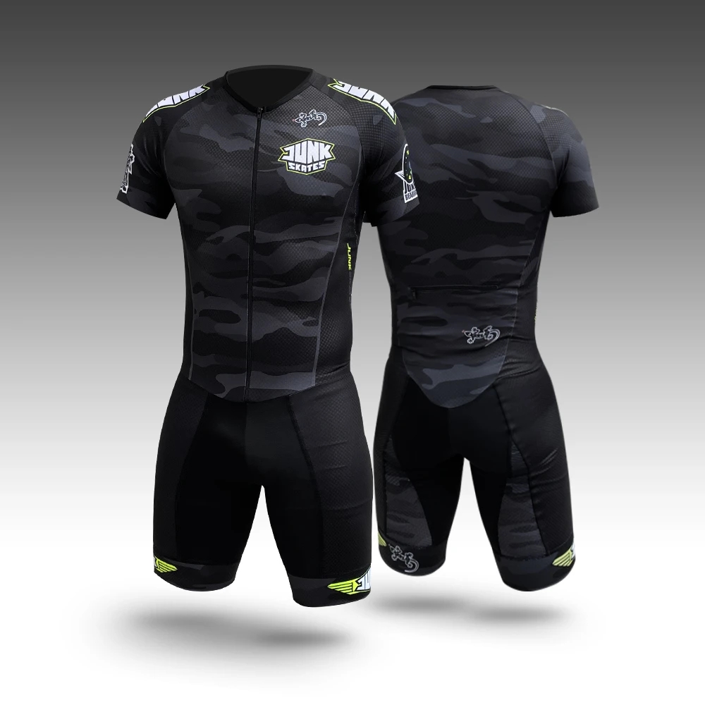 Cycling Gear Brands - Mans Roller สเก็ตขี่จักรยาน Jersey Triathlon เสื้อผ้า