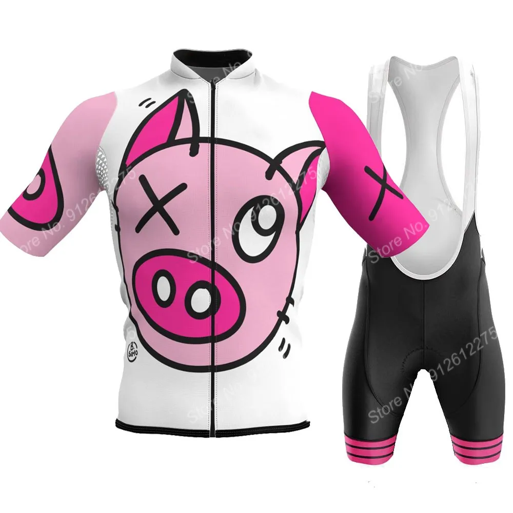 ชุด2023การ์ตูนหมูสำหรับผู้ชายเ - Cycling Bib Shorts บทวิจารณ์และราคา